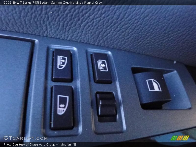 Sterling Grey Metallic / Flannel Grey 2002 BMW 7 Series 745i Sedan