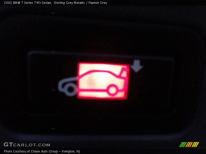 Sterling Grey Metallic / Flannel Grey 2002 BMW 7 Series 745i Sedan