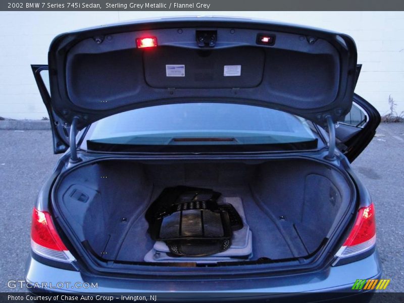 Sterling Grey Metallic / Flannel Grey 2002 BMW 7 Series 745i Sedan