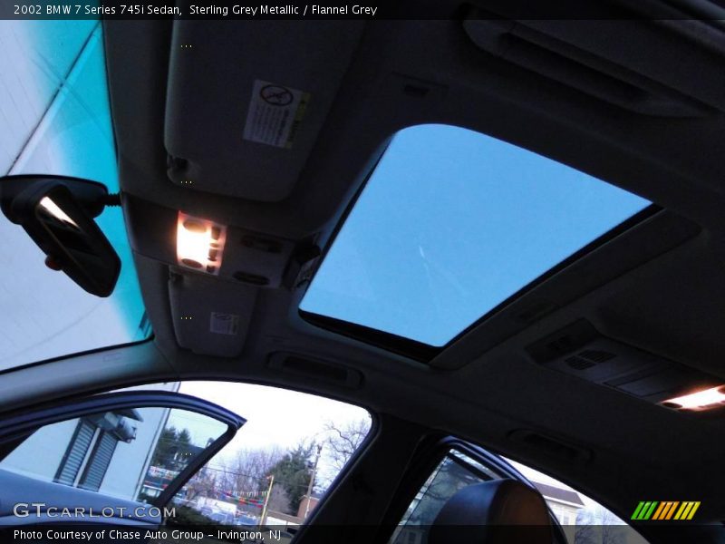 Sterling Grey Metallic / Flannel Grey 2002 BMW 7 Series 745i Sedan