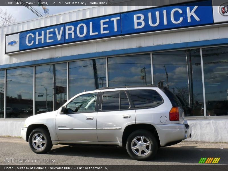 Liquid Silver Metallic / Ebony Black 2006 GMC Envoy SLT 4x4