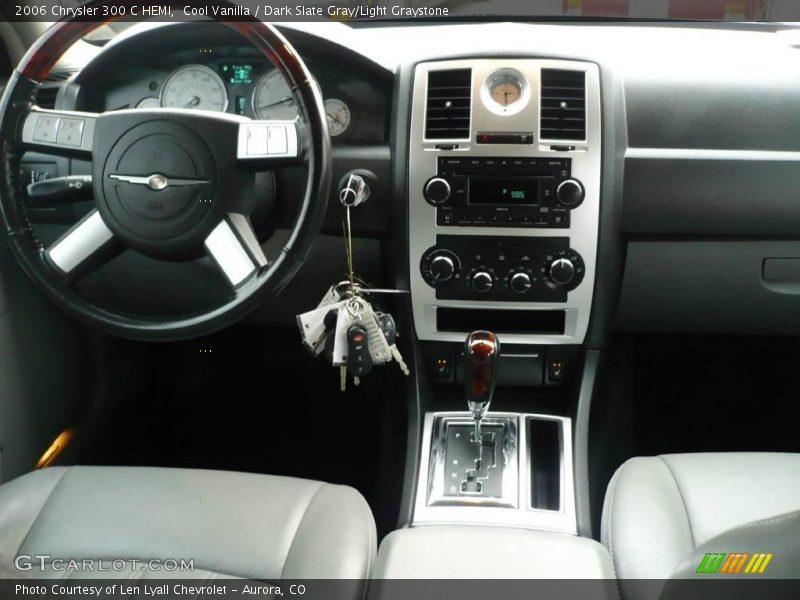 Cool Vanilla / Dark Slate Gray/Light Graystone 2006 Chrysler 300 C HEMI