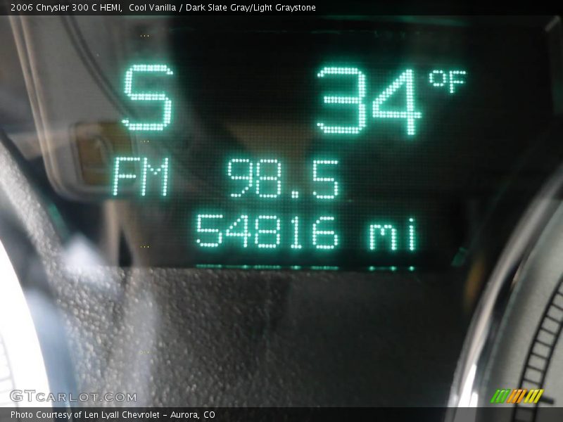 Cool Vanilla / Dark Slate Gray/Light Graystone 2006 Chrysler 300 C HEMI