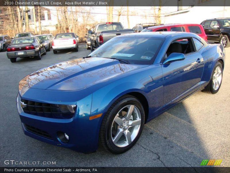 Aqua Blue Metallic / Black 2010 Chevrolet Camaro LT Coupe
