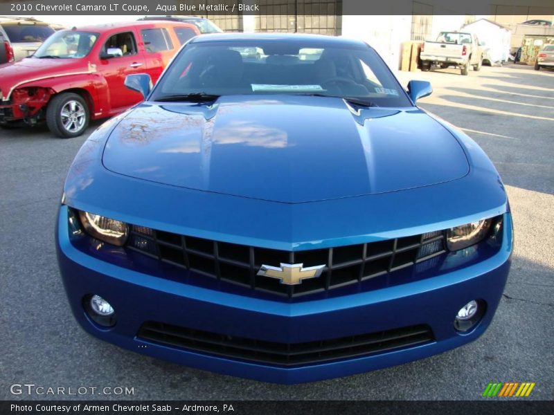 Aqua Blue Metallic / Black 2010 Chevrolet Camaro LT Coupe