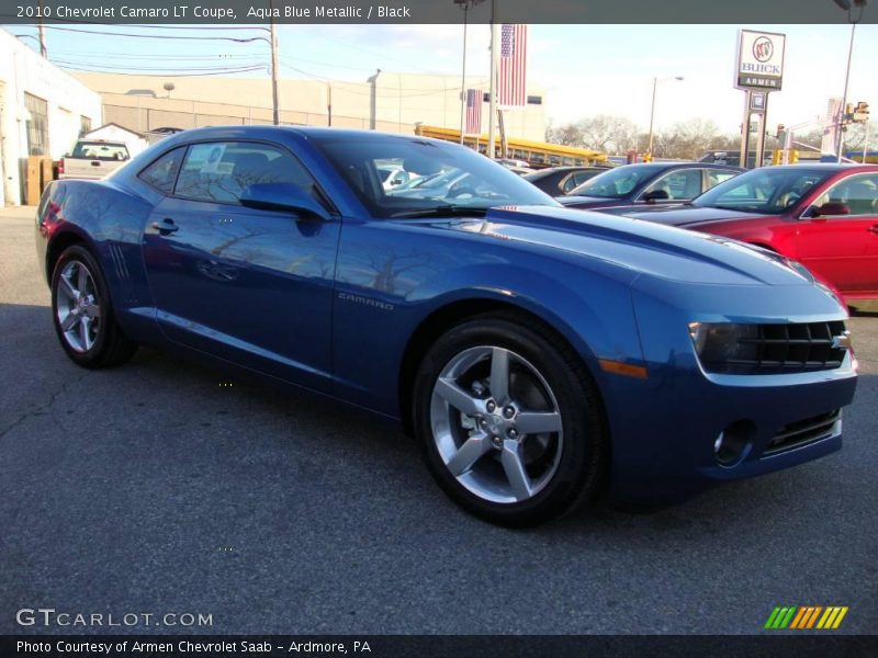 Aqua Blue Metallic / Black 2010 Chevrolet Camaro LT Coupe