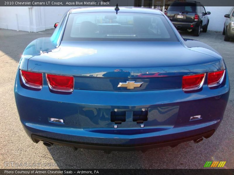 Aqua Blue Metallic / Black 2010 Chevrolet Camaro LT Coupe