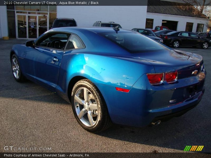 Aqua Blue Metallic / Black 2010 Chevrolet Camaro LT Coupe