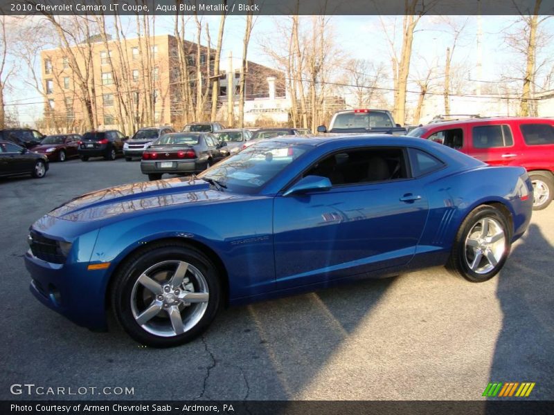 Aqua Blue Metallic / Black 2010 Chevrolet Camaro LT Coupe