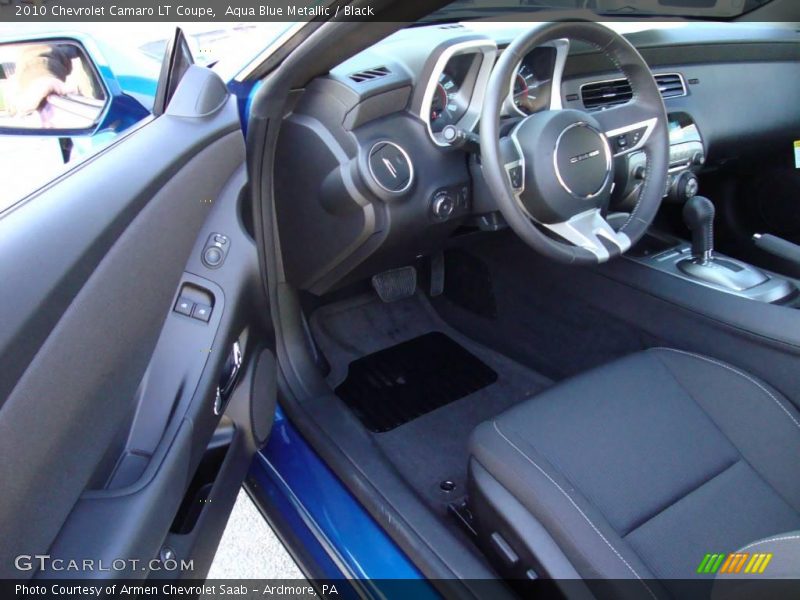 Aqua Blue Metallic / Black 2010 Chevrolet Camaro LT Coupe