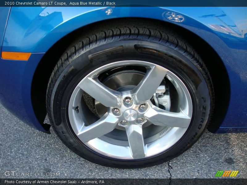 Aqua Blue Metallic / Black 2010 Chevrolet Camaro LT Coupe