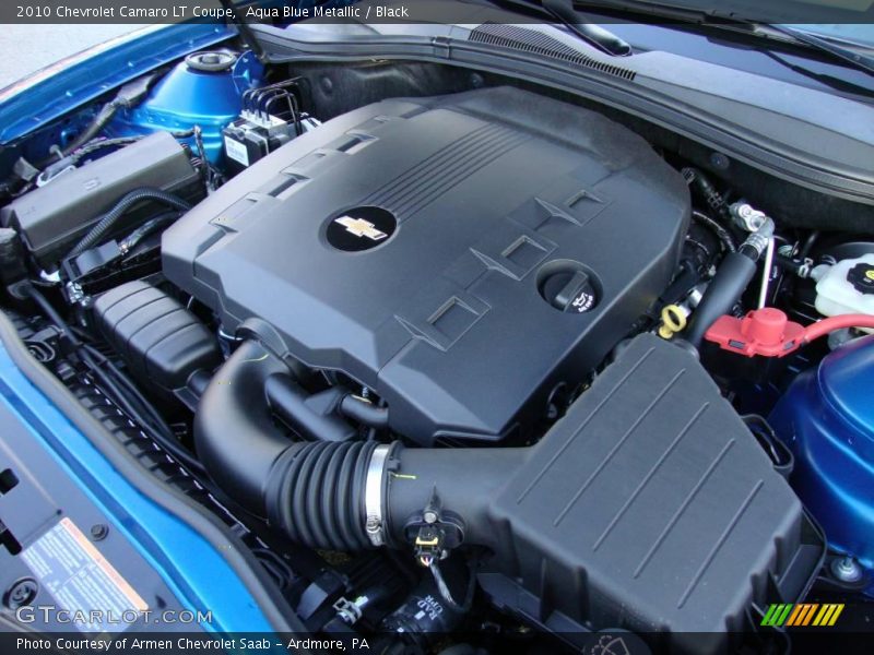 Aqua Blue Metallic / Black 2010 Chevrolet Camaro LT Coupe