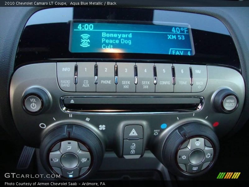 Aqua Blue Metallic / Black 2010 Chevrolet Camaro LT Coupe