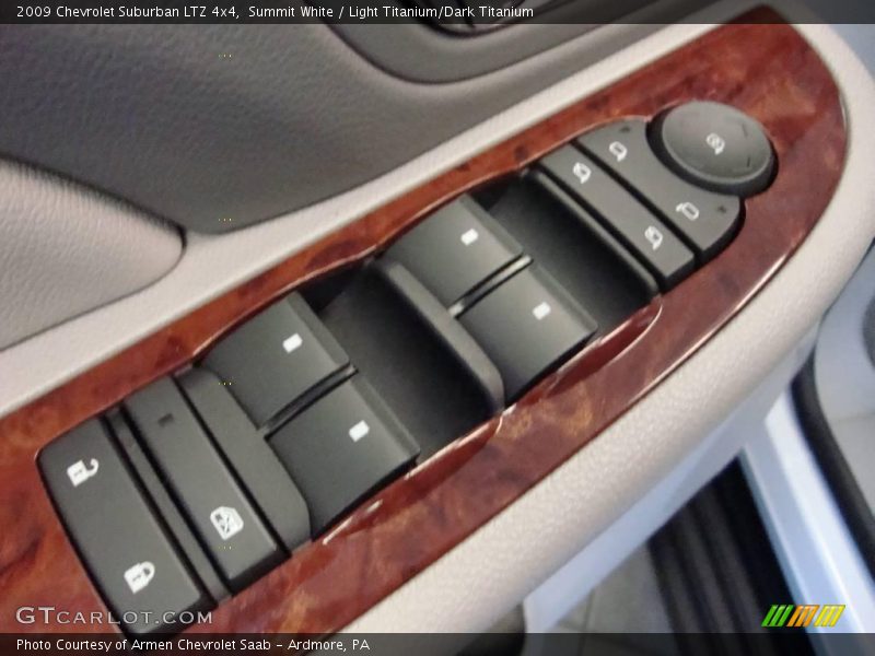 Summit White / Light Titanium/Dark Titanium 2009 Chevrolet Suburban LTZ 4x4