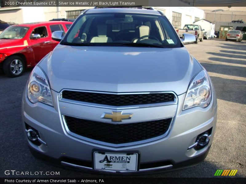 Silver Ice Metallic / Jet Black/Light Titanium 2010 Chevrolet Equinox LTZ