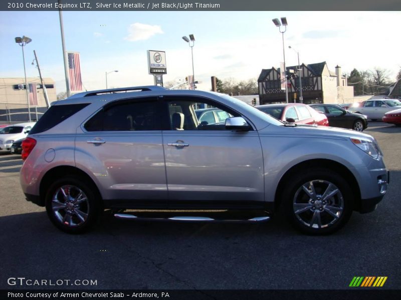 Silver Ice Metallic / Jet Black/Light Titanium 2010 Chevrolet Equinox LTZ
