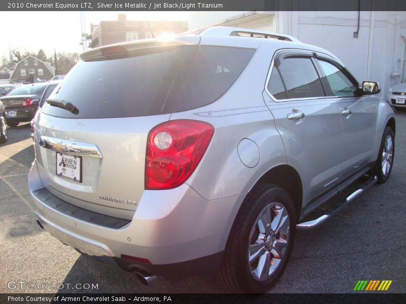 Silver Ice Metallic / Jet Black/Light Titanium 2010 Chevrolet Equinox LTZ