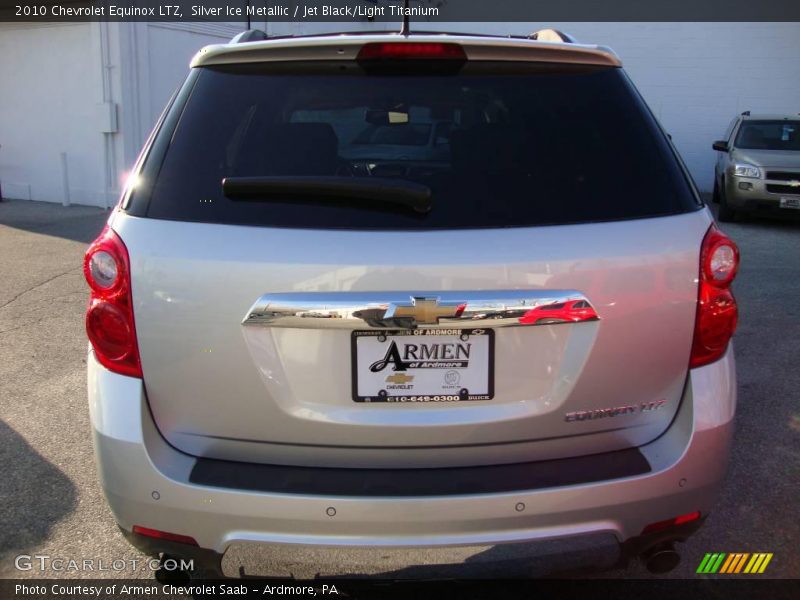 Silver Ice Metallic / Jet Black/Light Titanium 2010 Chevrolet Equinox LTZ