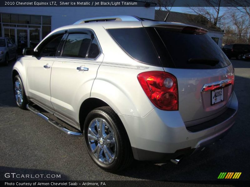 Silver Ice Metallic / Jet Black/Light Titanium 2010 Chevrolet Equinox LTZ