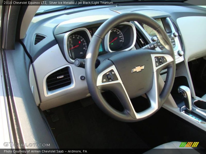 Silver Ice Metallic / Jet Black/Light Titanium 2010 Chevrolet Equinox LTZ