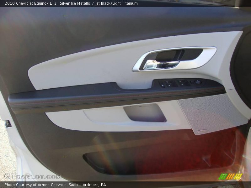 Silver Ice Metallic / Jet Black/Light Titanium 2010 Chevrolet Equinox LTZ