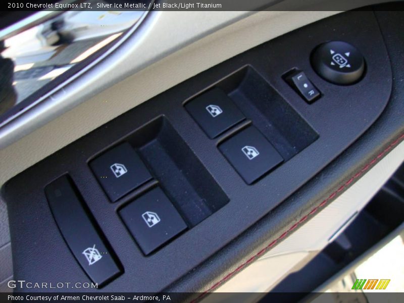 Silver Ice Metallic / Jet Black/Light Titanium 2010 Chevrolet Equinox LTZ