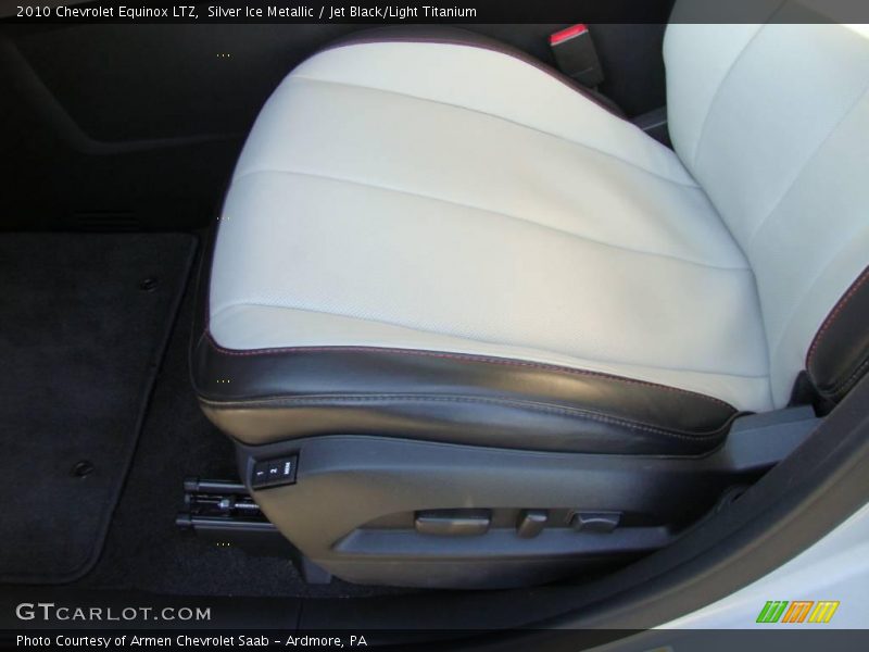 Silver Ice Metallic / Jet Black/Light Titanium 2010 Chevrolet Equinox LTZ