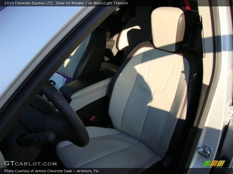 Silver Ice Metallic / Jet Black/Light Titanium 2010 Chevrolet Equinox LTZ