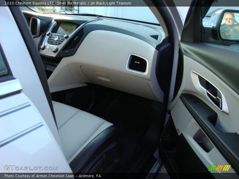 Silver Ice Metallic / Jet Black/Light Titanium 2010 Chevrolet Equinox LTZ