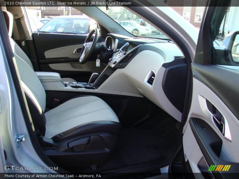 Silver Ice Metallic / Jet Black/Light Titanium 2010 Chevrolet Equinox LTZ