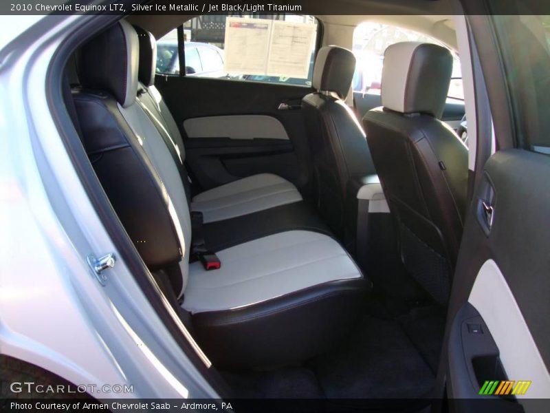 Silver Ice Metallic / Jet Black/Light Titanium 2010 Chevrolet Equinox LTZ