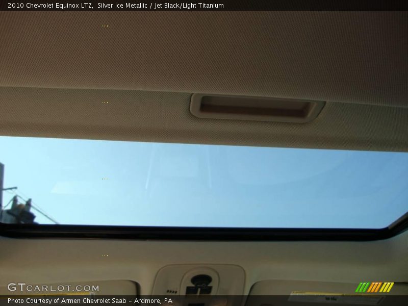Silver Ice Metallic / Jet Black/Light Titanium 2010 Chevrolet Equinox LTZ