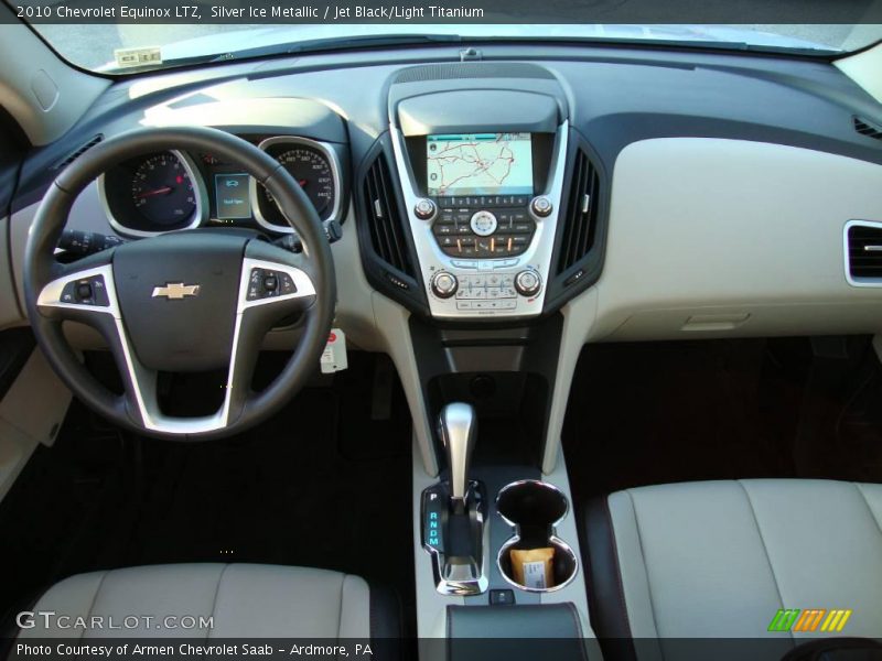 Silver Ice Metallic / Jet Black/Light Titanium 2010 Chevrolet Equinox LTZ