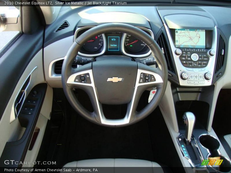 Silver Ice Metallic / Jet Black/Light Titanium 2010 Chevrolet Equinox LTZ