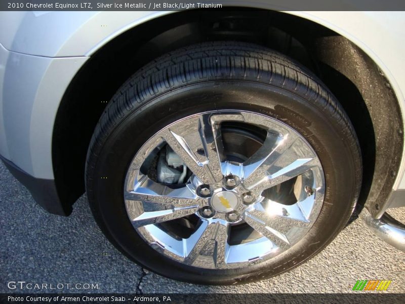 Silver Ice Metallic / Jet Black/Light Titanium 2010 Chevrolet Equinox LTZ