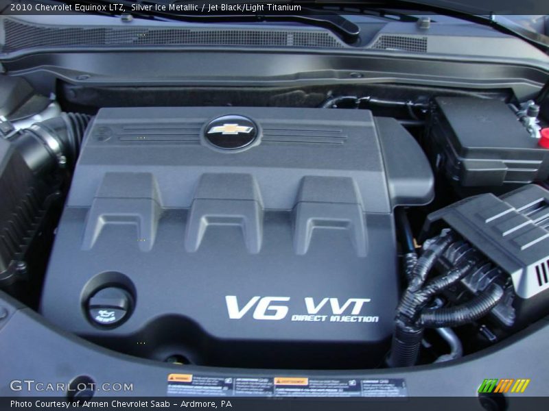 Silver Ice Metallic / Jet Black/Light Titanium 2010 Chevrolet Equinox LTZ