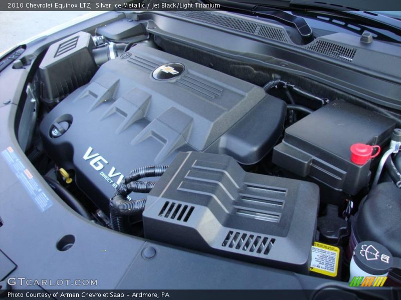 Silver Ice Metallic / Jet Black/Light Titanium 2010 Chevrolet Equinox LTZ