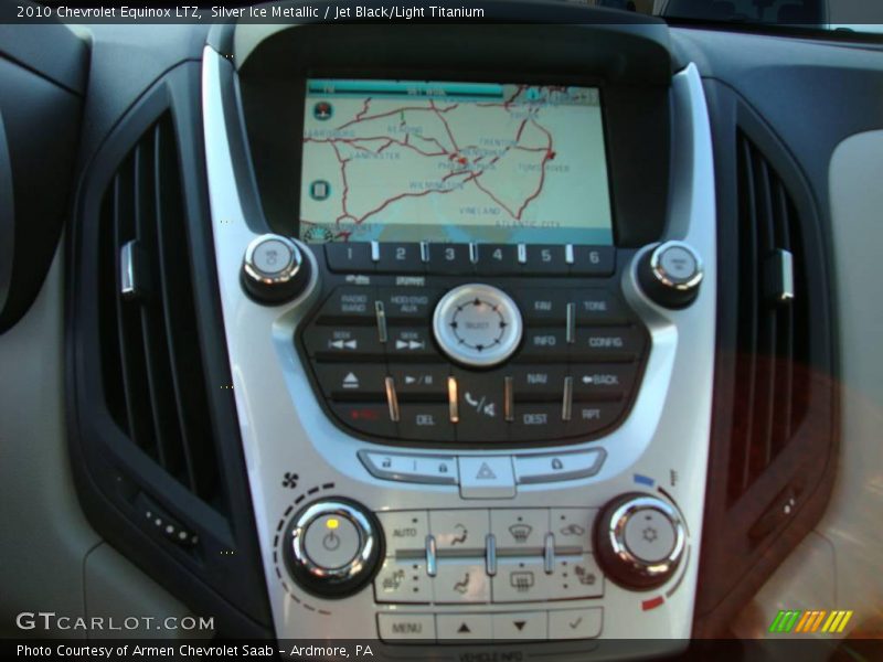 Silver Ice Metallic / Jet Black/Light Titanium 2010 Chevrolet Equinox LTZ