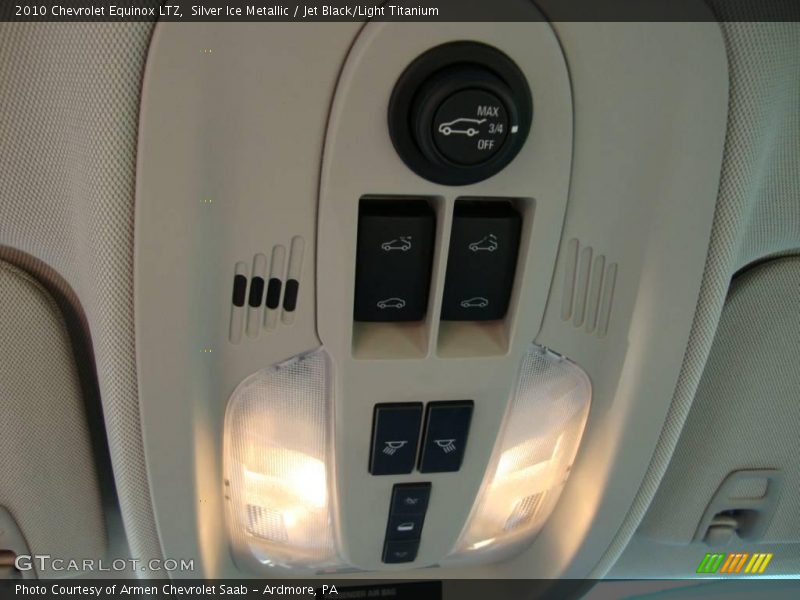 Silver Ice Metallic / Jet Black/Light Titanium 2010 Chevrolet Equinox LTZ