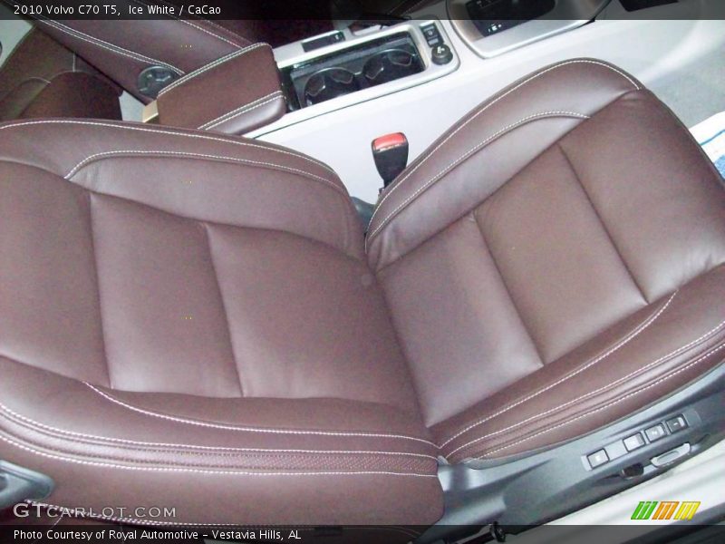 Ice White / CaCao 2010 Volvo C70 T5