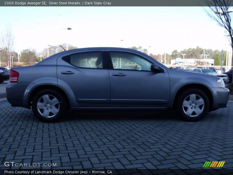 Silver Steel Metallic / Dark Slate Gray 2009 Dodge Avenger SE