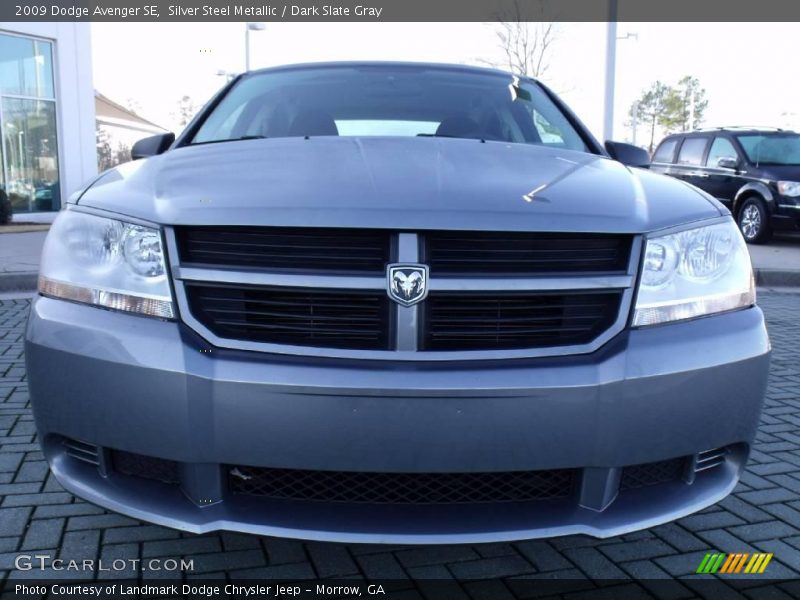 Silver Steel Metallic / Dark Slate Gray 2009 Dodge Avenger SE