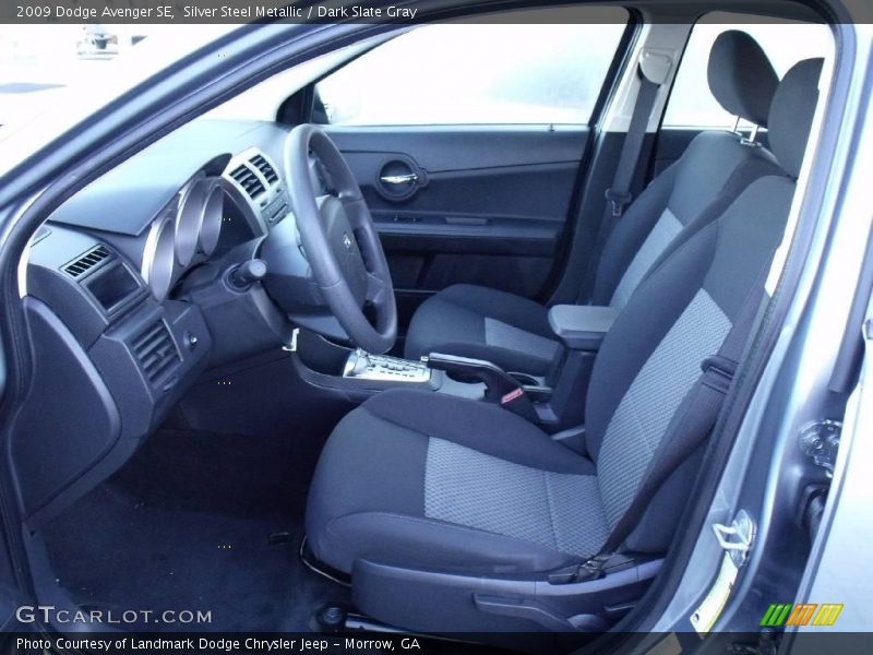 Silver Steel Metallic / Dark Slate Gray 2009 Dodge Avenger SE
