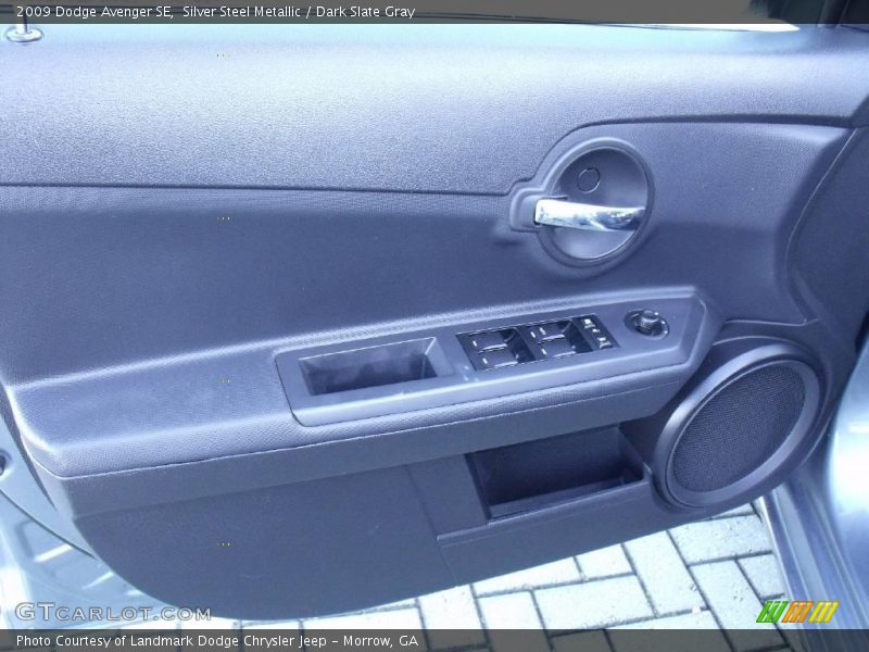 Silver Steel Metallic / Dark Slate Gray 2009 Dodge Avenger SE