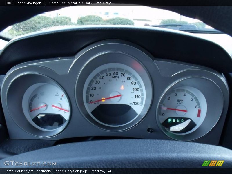 Silver Steel Metallic / Dark Slate Gray 2009 Dodge Avenger SE