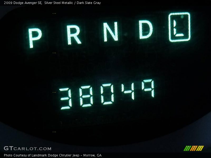 Silver Steel Metallic / Dark Slate Gray 2009 Dodge Avenger SE