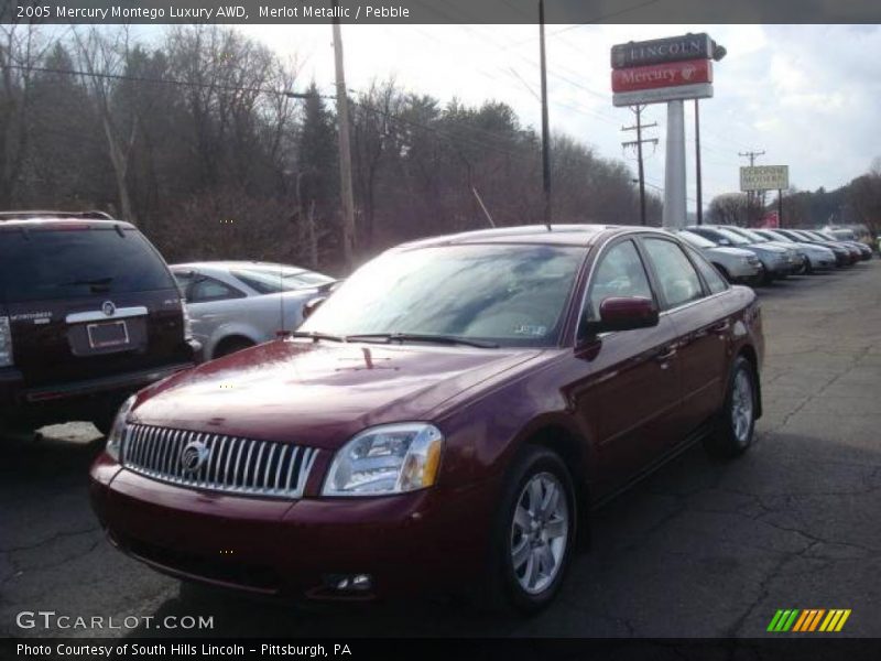 Merlot Metallic / Pebble 2005 Mercury Montego Luxury AWD