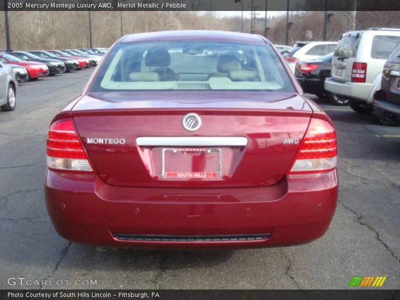 Merlot Metallic / Pebble 2005 Mercury Montego Luxury AWD