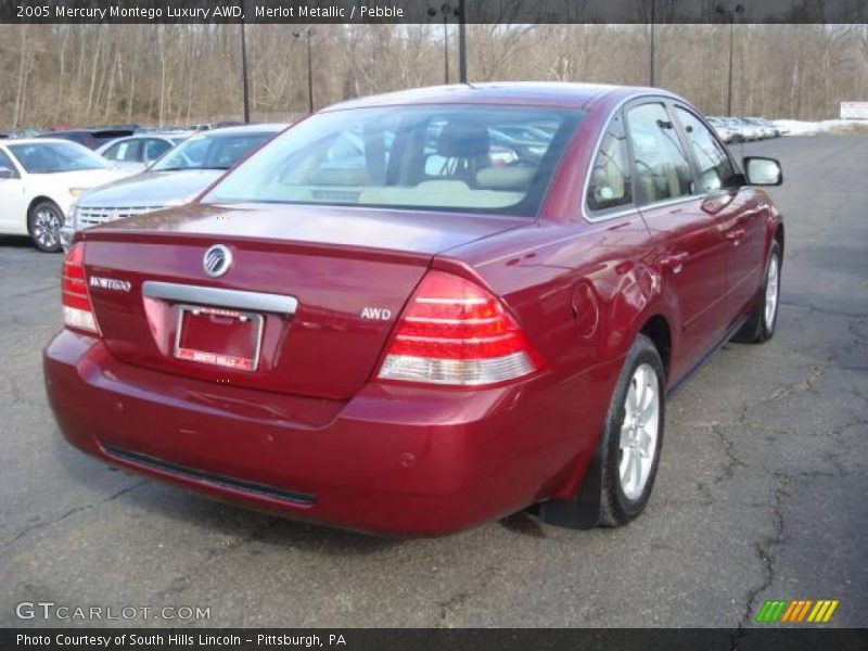 Merlot Metallic / Pebble 2005 Mercury Montego Luxury AWD