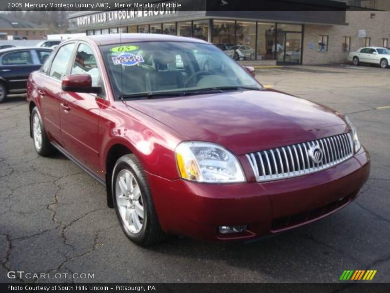 Merlot Metallic / Pebble 2005 Mercury Montego Luxury AWD